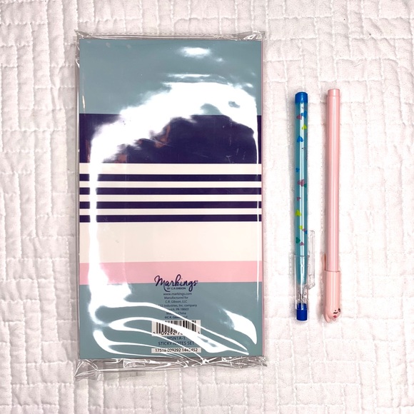 2/$15 Notes set- Post it note set w/ cat pen & a refillable pencil - Picture 5 of 7